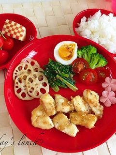 幼児食★鶏ささみの照り焼きレモン風味〜-レシピのメイン写真
