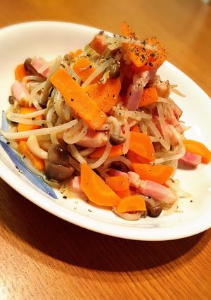 しめじのもやし炒め〜オリーブオイルがけ〜-レシピのメイン写真