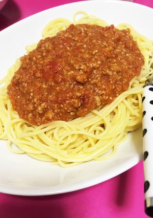 スパゲッティミートソース-レシピのメイン写真