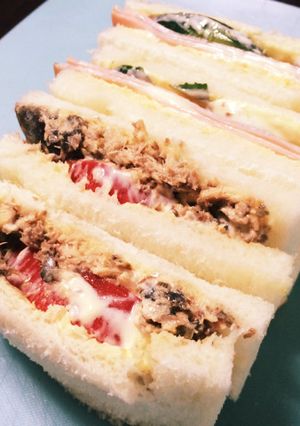 サーディンサンドイッチ-レシピのメイン写真