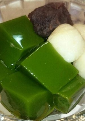 アガーでトゥルん♪簡単！抹茶ゼリー♪-レシピのメイン写真
