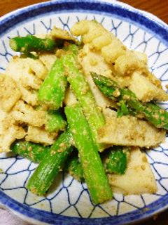 アスパラとたけのこの胡麻和え-レシピのメイン写真