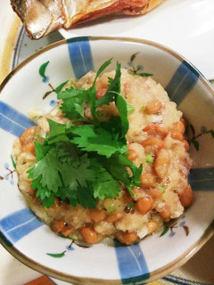 パクチー納豆鬼おろし-レシピのメイン写真