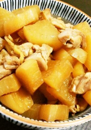 御飯ススムー！大根・鶏モモの炒め煮-レシピのメイン写真