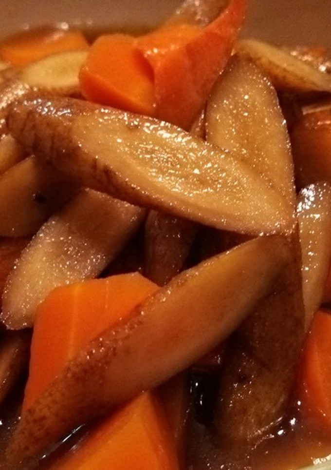 ごぼうとさつま揚げの煮物-レシピのメイン写真