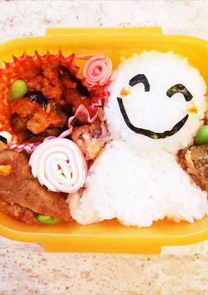 「梅雨のキャラ弁」てるてる坊主かたつむり-レシピのメイン写真