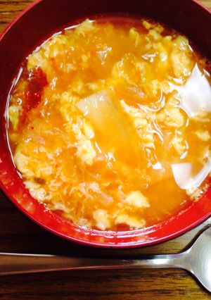 酸っぱキムチ消費！簡単キムチスープ♪-レシピのメイン写真