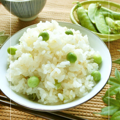 豆ごはん2 えんどう豆の豆ごはん2号分 by ねこはいだらけ 【クックパッド