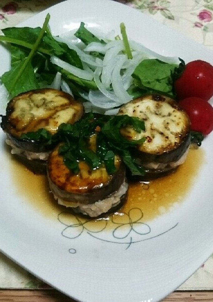 照焼ソースが美味☆茄子のはさみ焼き-レシピのメイン写真