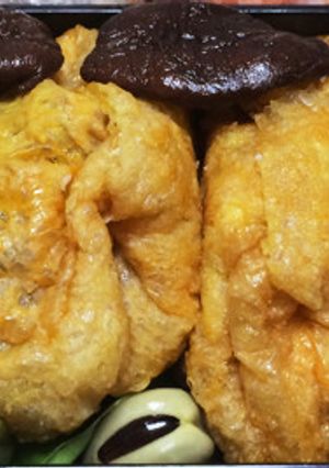 お弁当にカレー！焼きドライカレー巾着-レシピのメイン写真