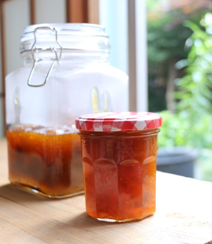 梅ジュースと梅ジャム 梅しごと】梅シロップを漬けた後の実で「梅ジャム」作り | 家事問屋