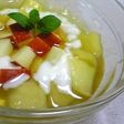りんご♥マンゴーのあったかデザート酢~プ