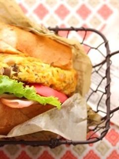 きのこのオムレツdeバランスサンド-レシピのメイン写真