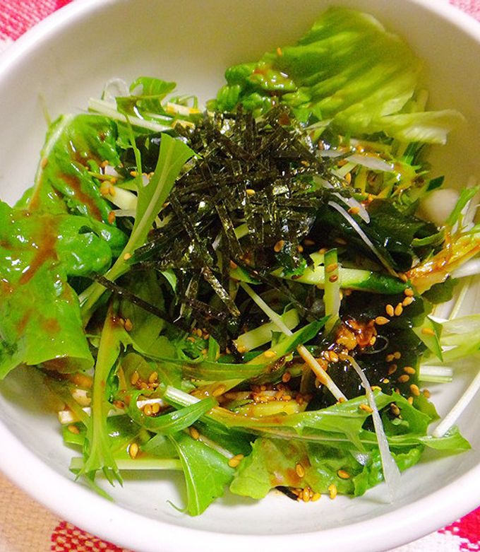 焼肉屋さんのチョレギサラダ by 金ごま本舗 【クックパッド】 簡単