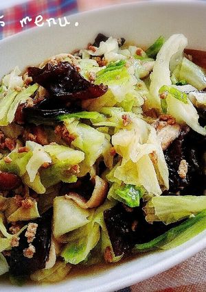 キャベツとキクラゲの餡かけ❀-レシピのメイン写真
