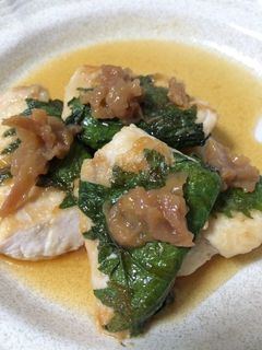 鶏胸肉の梅しそ焼き-レシピのメイン写真
