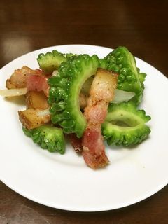 ゴーヤペペロンチーノ-レシピのメイン写真