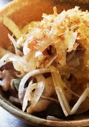 鯵と玉ねぎマリネわさびソース-レシピのメイン写真