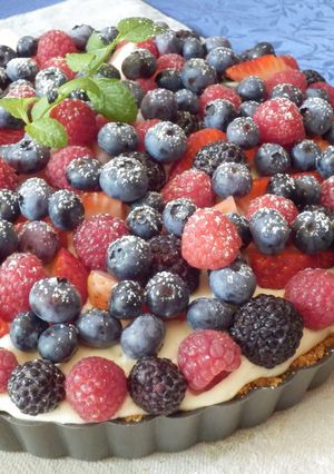 ラズベリーチーズケーキのタルト風仕上げ❤-レシピのメイン写真