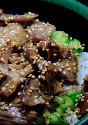 塩牛丼-レシピのメイン写真