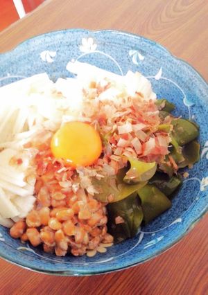 ネバネバ三種丼-レシピのメイン写真