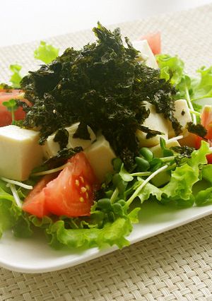韓国風ジャバンのり豆腐サラダ-レシピのメイン写真