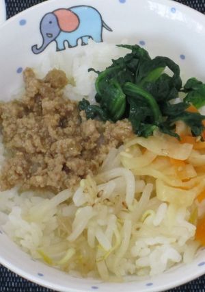 ビビンバ丼-レシピのメイン写真