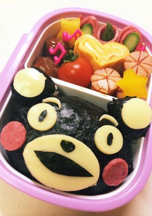 キャラ弁くまモン-レシピのメイン写真