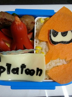 キャラ弁スプラトゥーン-レシピのメイン写真