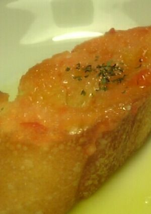 スペインBAR気分　パンconトマテ-レシピのメイン写真