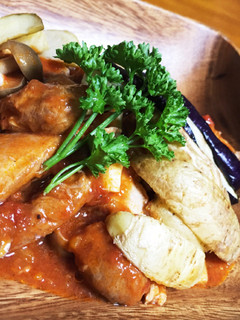 *カチャトーラ* 鶏モモ肉のトマト煮込み-レシピのメイン写真