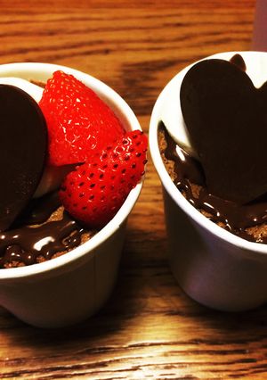 カップチョコシフォンケーキ-レシピのメイン写真