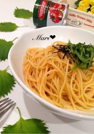 やっぱこれだね♡和えるだけ♬明太子パスタ-レシピのメイン写真