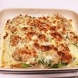 じゃがいもと小松菜の和風納豆チーズ焼き