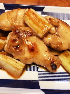 手羽元と長ネギの照り照り-レシピのメイン写真