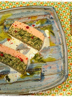 簡単■ワカメとサーモンno豆腐テリーヌ■-レシピのメイン写真