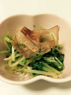 超簡単★さっぱり水菜のマスタード和え-レシピのメイン写真