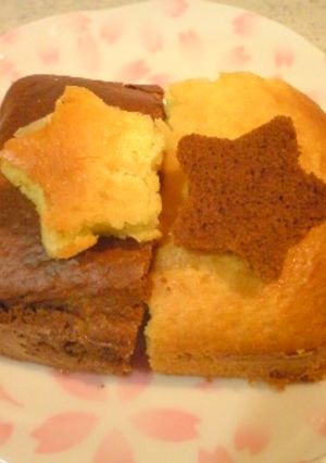 ☆2色ばななケーキ☆-レシピのメイン写真