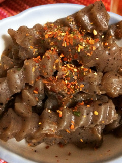 こんにゃくの醤油炒め 〜我家の味〜-レシピのメイン写真