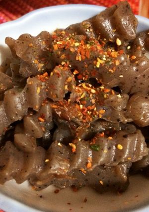 こんにゃくの醤油炒め 〜我家の味〜-レシピのメイン写真
