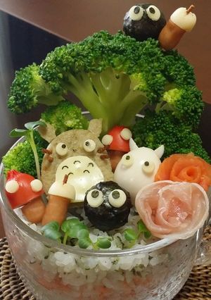 デコカップ寿司☆トトロ☆-レシピのメイン写真