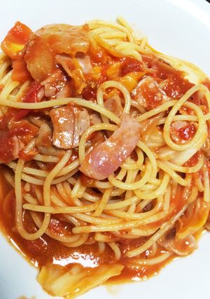 ロールキャベツの残りでアラビアータ風-レシピのメイン写真