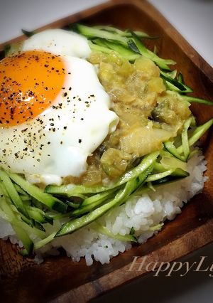 お肉に負けない♡茄子みそジャージャー丼♡-レシピのメイン写真