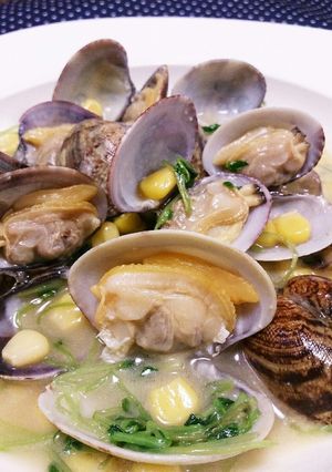アサリと豆苗の味噌バター-レシピのメイン写真