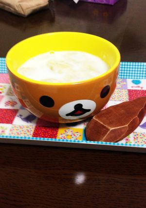 バナナおしるこ-レシピのメイン写真