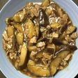 ナスとプリプリ豚肉のピリ辛さっぱり炒め