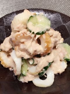 簡単!ツナとちくわのサラダ♪-レシピのメイン写真