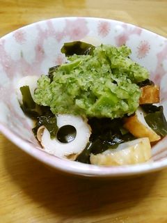 わかめとちくわの酢の物おろしきゅうり-レシピのメイン写真