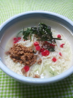 しそさっぱり梅風味塩ラーメン-レシピのメイン写真