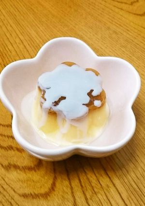 冷凍プリン～ココナッツオイルがけ～-レシピのメイン写真